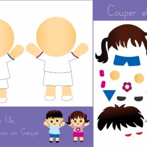 couper coller. Jeux d'émotions